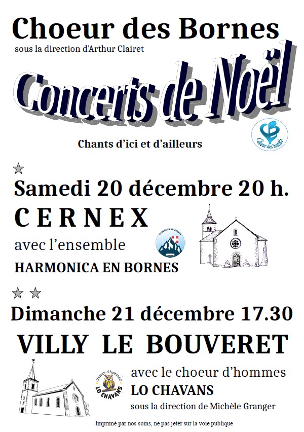 concert Choeurs des Bornes 2025