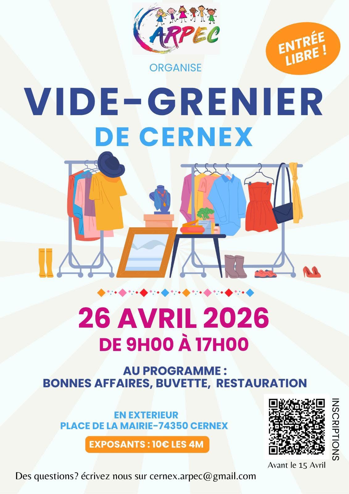 vide grenier arpec 2026